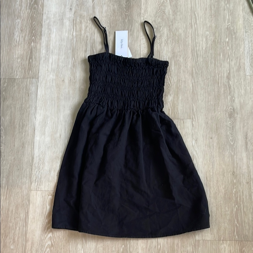 Rhythm classic shirred mini dress